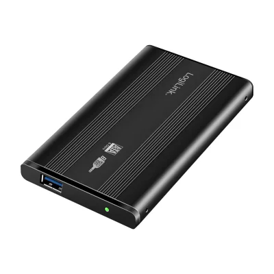LogiLink UA0106, HDD enclosure, 2.5", Serial ATA, 5 Gbit/s, Hot-swap, Black