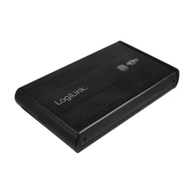 LogiLink UA0107, HDD enclosure, 3.5", Serial ATA, 5 Gbit/s, Hot-swap, Black