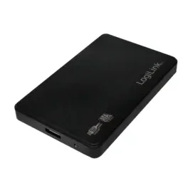 LogiLink UA0256, HDD enclosure, 2.5", Serial ATA, Serial ATA II, Serial ATA III, 5 Gbit/s, USB connectivity, Black