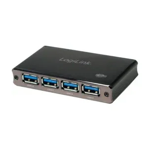 LogiLink UA0282, USB 3.2 Gen 1 (3.1 Gen 1) Micro-B, USB 3.2 Gen 1 (3.1 Gen 1) Type-A, 5000 Mbit/s, Black, Aluminium, China