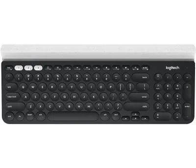 LOGITECH 920-008042 K780 Multi-Device Tastatură Wireless- DARK GREY/SPECKLED WHITE - US IN