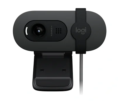 LOGITECH BRIO 105 Webcam colour 2 MP 1920 x 1080 720p 1080p audio wired USB