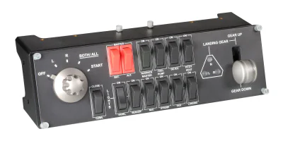 LOGITECH Flight Switch Panel Flight simulator instrument panel wired for PC