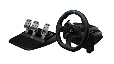 LOGITECH G923 SE Racing Wheel and Shifter Combo for PS5 PS4 and PC Black