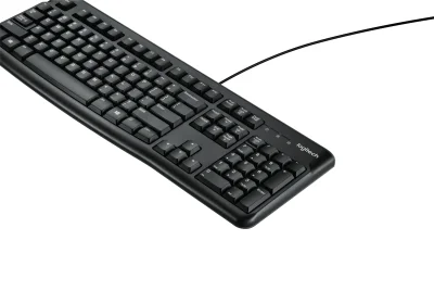 LOGITECH K120 Corded Keyboard black USB - NSEA US