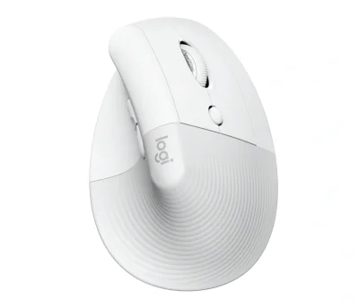 LOGITECH Lift for Business Vertical mouse ergonomic 6 buttons wireless Bluetooth 2.4 GHz Bolt USB receiver graphite