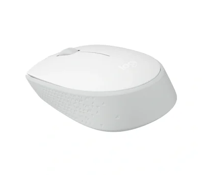 LOGITECH M171 Mouse right and left-handed optical 3 buttons wireless 2.4 GHz USB wireless receiver off-white