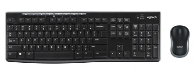 LOGITECH MK270 wireless Desktop USB black (UK)