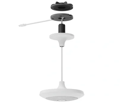 LOGITECH Mounting kit ceiling mount mic holder for microphone white ceiling mountable pendant for Rally Mic Pod