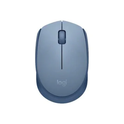 LOGITECH M171 Mouse right and left-handed optical 3 buttons wireless 2.4 GHz USB wireless receiver blue/grey