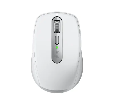Logitech MX Anywhere 3S for Mac Compact Wireless Performance Mouse - Pale Grey