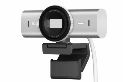 Logitech MX Brio 4K Ultra HD Collaboration and Streaming Webcam - Pale Grey