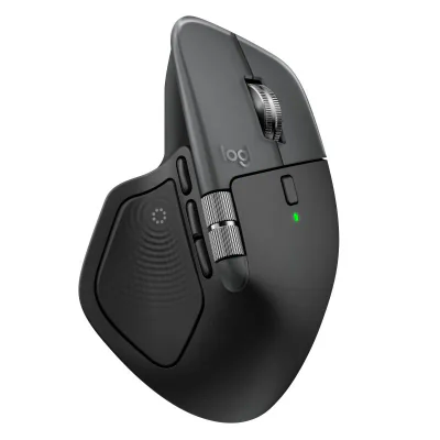 Logitech MX Master 4 for Mac. Form factor: Right-hand. Movement detection technology: Laser, Device interface: Bluetooth, Movement resolution: 8000 DPI, Buttons type: Pressed buttons, Buttons quantity: 8, Scroll type: Wheel. Power source: Batteries. 