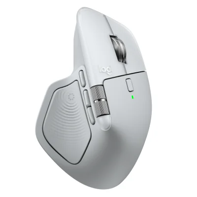 LOGITECH MX Master 4 Mouse for Mac White Silver