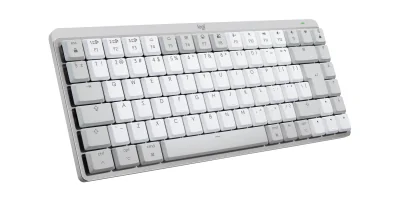 LOGITECH MX Mechanical Mini for Mac Minimalist Wireless Illuminated Keyboard - PALE GREY - (US) INTL - EMEA - TACTILE