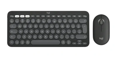 Logitech Pebble 2 Combo Slim Bluetooth keyboard and mouse for Mac - Graphite - US