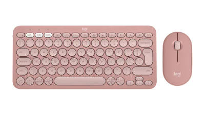 LOGITECH Pebble 2 Combo - TONAL ROSE - (US) INTL - 2.4GHZ/BT - N/A - INTNL-973 - UNIVERSAL