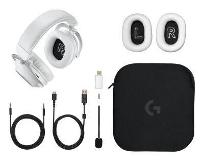 LOGITECH PRO X 2 LIGHTSPEED Wireless Gaming Headset - WHITE - EMEA28-935