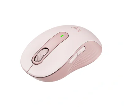 LOGITECH Signature M650 Mouse optical 5 buttons wireless Bluetooth 2.4 GHz Bolt USB receiver rose