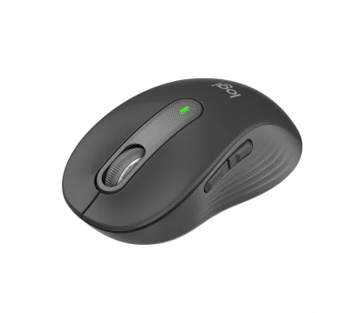 LOGITECH Signature M650 Mouse optical 5 buttons wireless Bluetooth 2.4 GHz Bolt USB receiver graphite