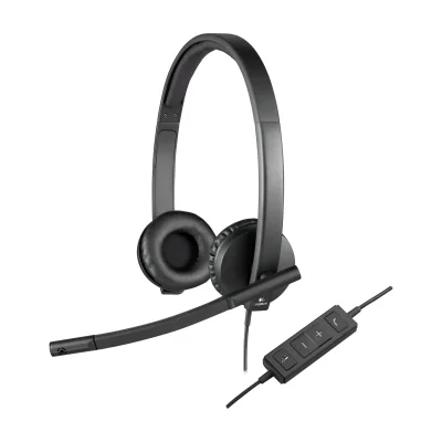 LOGITECH USB Headset H570e Headset on-ear wired