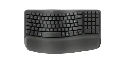 LOGITECH Wave Keys wireless ergonomic keyboard GRAPHITE (CZE-SKY) 2.4GHZ/BT UNIVERSAL