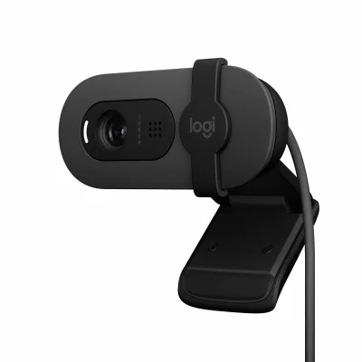 Camera Web Logitech Brio 100, 2MP, rezolutie video Full HD, USB-A, Grafit