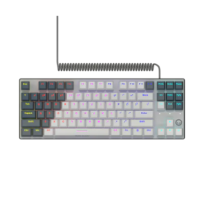 LORGAR Azar 514TKL, Wired RGB mechanical gaming keyboard, white, EN layout "LRG-GK514TKL-WH-US"