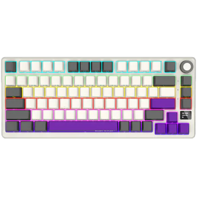 LORGAR KBP7075W, Wireless 75% Mechanical Gaming Keyboard Pro, Beige, EN layout "LRG-KBP7075W-RT-US"