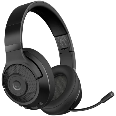 LORGAR Noah 500, Wireless Gaming headset with microphone, JL7006, BT 5.3, battery life up to 58 h (1000mAh), USB (C) charging cable (0.8m), 3.5 mm AUX cable (1.5m), size: 195*185*80mm, 0.24kg, black "LRG-GHS500"