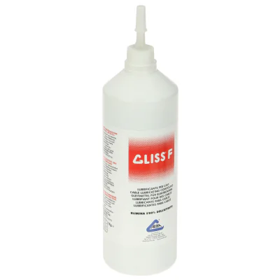 Lubrifiant pentru suflarea cablurilor și tuburilor optice Q-Systems GLISS-F, sticlă 1 l