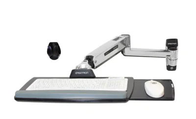 LX SIT-STAND WALLM KEYBOARD ARM/2.3KG LIFT 50.8CM 10Y WARRANTY