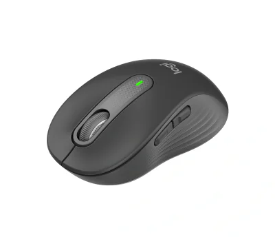 LOGITECH Signature M650 Mouse optical 5 buttons wireless Bluetooth 2.4 GHz Bolt USB receiver graphite
