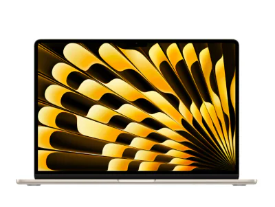 MacBook Air 15.3" Retina/Apple M4 (CPU 10-core, GPU 10-core, Neural Engine16-core)/16GB/256GB - Starlight - INT KB (2025)