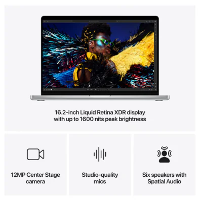 MacBook Pro 16.2"/Apple M4 Max (CPU 16-core, GPU 40-core, Neural Engine16-core)/64GB/1TB - Silver - INT KB (cto from MX2W3RO/A)