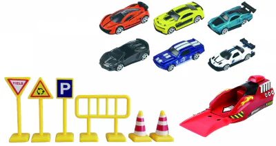 MACHETA DIE CAST, LANSATOR SCARA 1/64, 7.5CM, DIVERSE MODELE SI CULORI- ALBASTRU, GALBEN, BLEU, ROSU, NEGRU, ALB, ARGINTIU
