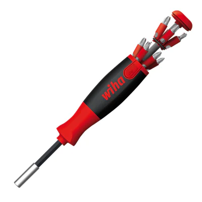 Mâner cu biți interschimbabili Wiha WH-LIFTUP/38605, 12 biți