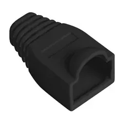 Manșon RJ45 Lanberg Strain Relief, protecție cablu, negru, pachet 100 bucăți