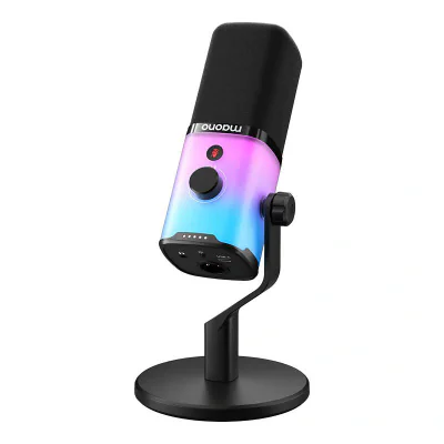Maono PD100X RGB Microfon negru
