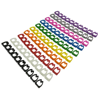 Marcator de cablu BASE LINK OZN-665/10K*P10, set 10 buc.