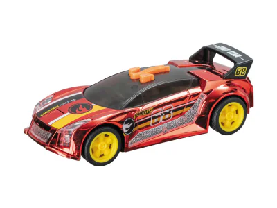 MASINA CU LUMINI SI SUNETE, QUICK N'SIK ROSU, HOT WHEELS