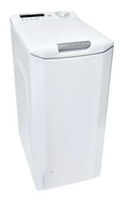 Masina de spalat rufe cu incarcare verticala Candy CSTG 272DVET/1-S, 7 kg, 1200 rpm, Clasa E, Gentle Touch Opening, Easy Iron, Alb