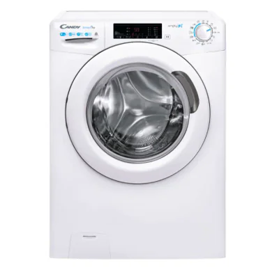 Masina de spalat rufe cu uscator Candy Smart Pro CSOW 4965TWE/1-S, Independent, 9/6 Kg, 1400 RPM, Clasa de ciclu combinat E, Control si continut avansat (Wi-Fi + BLE), Alb, L x A x I (cm) 60x58x85