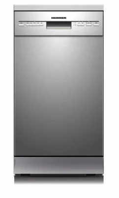 MASINA DE SPALAT VASE HEINNER HDW-FSM45510XE++. 10 SETURI, CLASA DE EFICIENTA ENERGETICA E, CONTROL ELECTRONIC, 5 PROGRAME: INTENSIV, UNIVERSAL, ECO, 90 MIN, RAPID (30 MIN), FUNCTIE HALF LOAD, PORNIRE INTARZIATA (3H, 6H, 9H), COS SUPERIOR AJUSTABIL P
