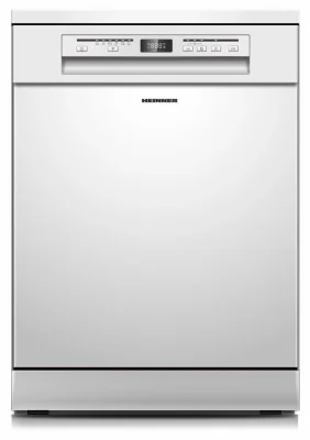 MASINA DE SPALAT VASE HEINNER HDW-FSM60614DWE++. 14 SETURI, CLASA DE EFICIENTA ENERGETICA E, CONTROL ELECTRONIC, DISPLAY DIGITAL, 6 PROGRAME: INTENSIV, UNIVERSAL, ECO, PAHARE, 90 MIN, RAPID (30 MIN), FUNCTIE HALF LOAD, EXTRA USCARE, PORNIRE INTARZIAT
