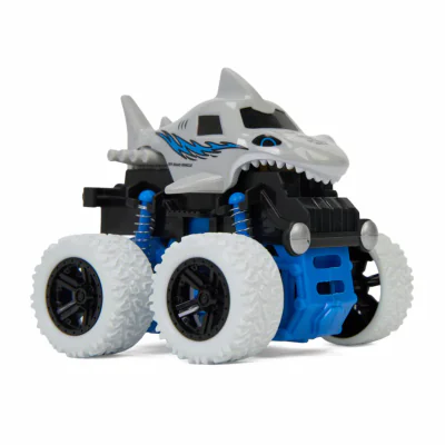 MASINA OFF-ROAD 4X4, 360 DE GRADE, 10.8CM, ALBA, MOMKI
