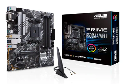 MB AMD B550 SAM4 MATX/PRIME B550M-A WIFI II ASUS