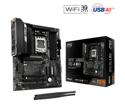 Placa de baza ASRock X870 Pro-A WiFi, Socket AM5, DDR5, ATX