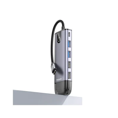Mcdodo Multihub 10 in 1 Type-C Grey (USB 3.0 x 2+HDMI+PD+LAN+TF+SD+USB 2.0 x 2+VGA)