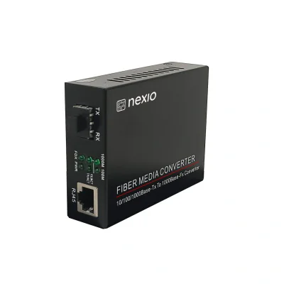 Mediaconvertor 10/100/1000M 1 port RJ45, 1 SLOT SFP - NEXIO "NX-1000N-SFP"